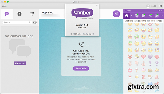 Viber 4.4.1 MacOSX