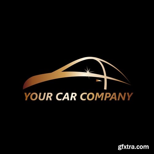 Collection of vector images of various car logos 25 Eps