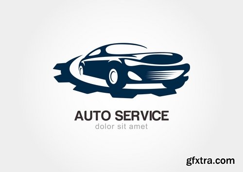 Collection of vector images of various car logos 25 Eps