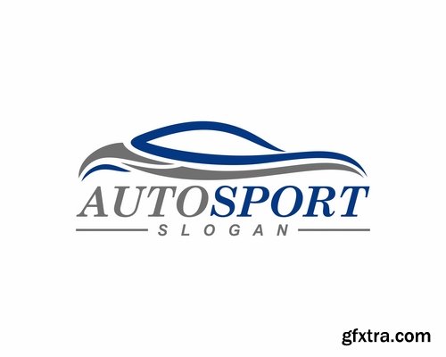 Collection of vector images of various car logos 25 Eps