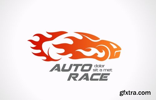 Collection of vector images of various car logos 25 Eps