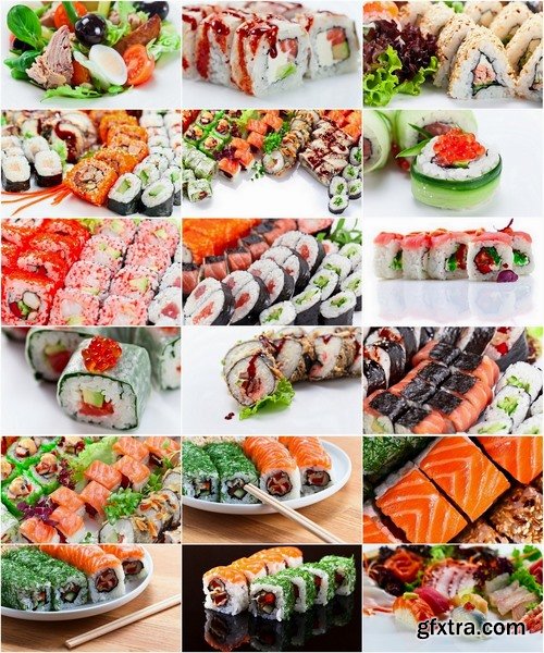 Collection of of delicious sushi 25 HQ Jpeg