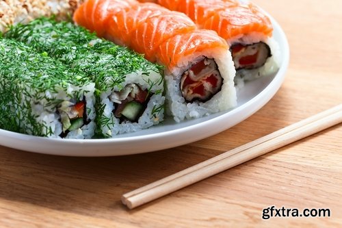 Collection of of delicious sushi 25 HQ Jpeg