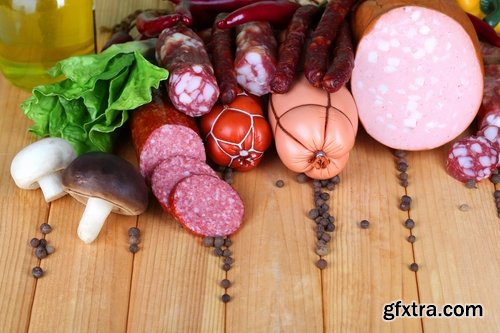 Collection of delicious sausages 25 HQ Jpeg