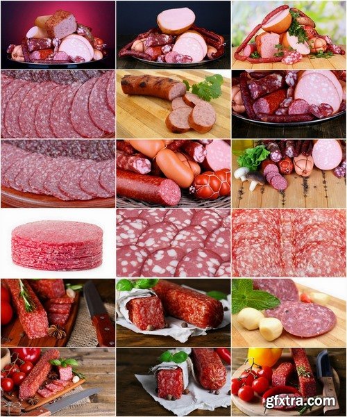 Collection of delicious sausages 25 HQ Jpeg