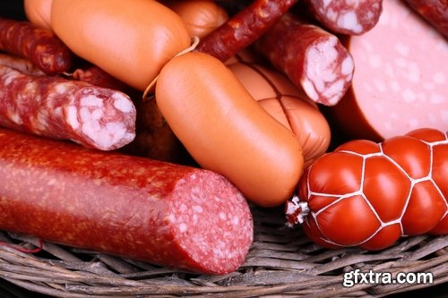 Collection of delicious sausages 25 HQ Jpeg