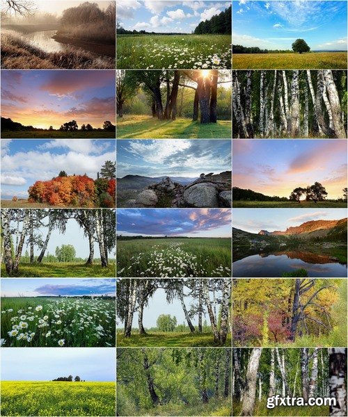 Collection of various natural landscapes 25 HQ Jpeg