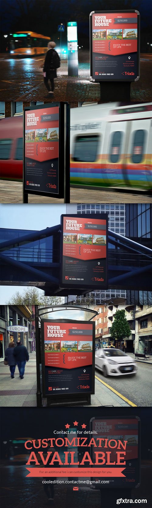 Bus Stop Billboard Design 1 - CM 70479