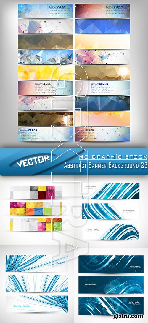 Stock Vector - Abstract Banner Background 23