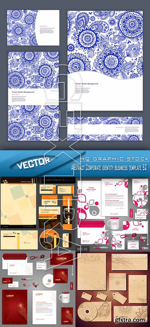 Stock Vector - Abstract Corporate identity business template 52