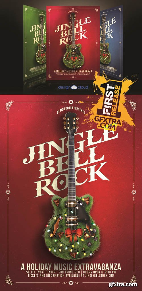 Jingle Bell Rock Flyer Template - CM 136968