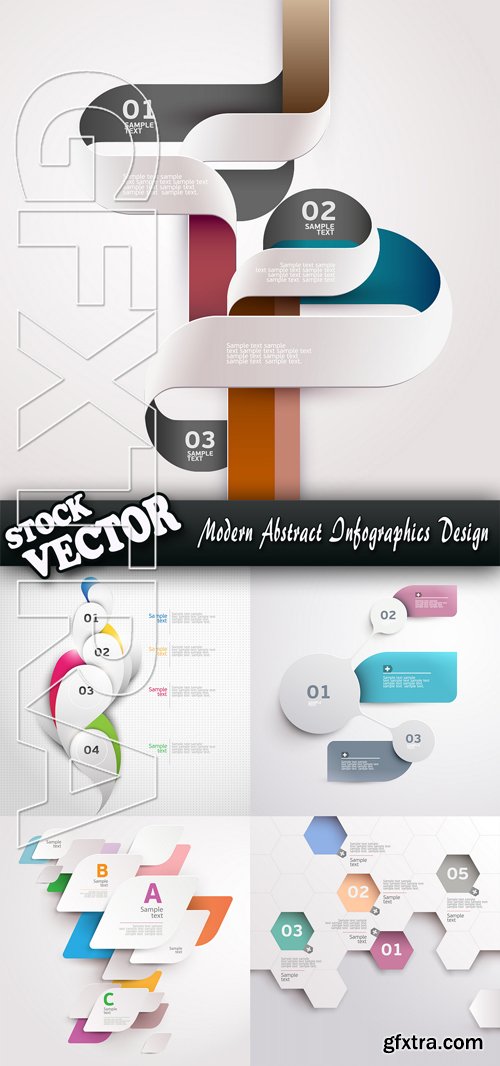 Stock Vector - Modern Abstract Infographics Design