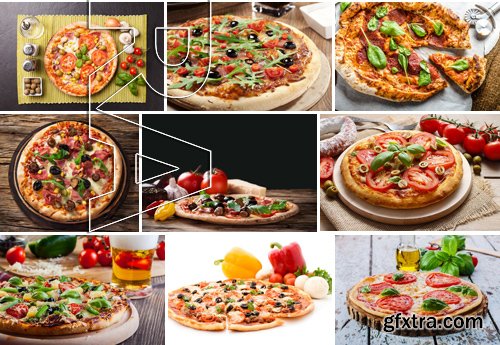 Stock Photos - Pizza 2, 25xJPG