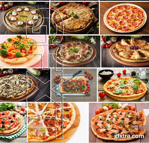 Stock Photos - Pizza 2, 25xJPG