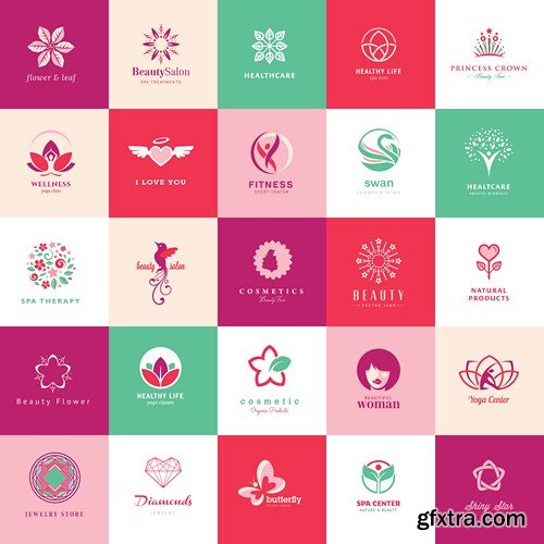 Logo & Icons - Design Vector Collection, 25xEPS