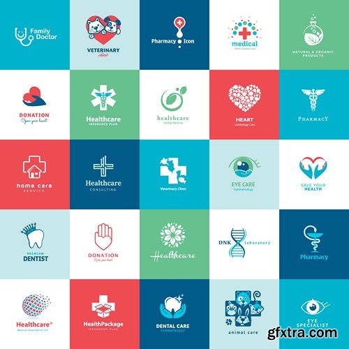 Logo & Icons - Design Vector Collection, 25xEPS