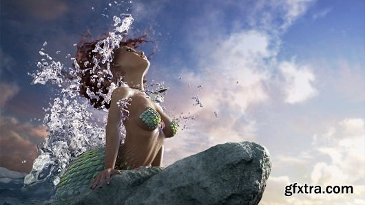 Adding Dynamics to a Mermaid Animation with Bifrost in Maya