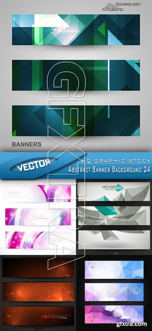 Stock Vector - Abstract Banner Background 24