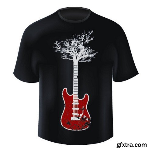 Stock Vectors - T-shirt 7, 25xEPS