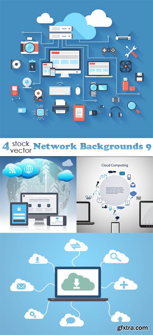 Vectors - Network Backgrounds 9