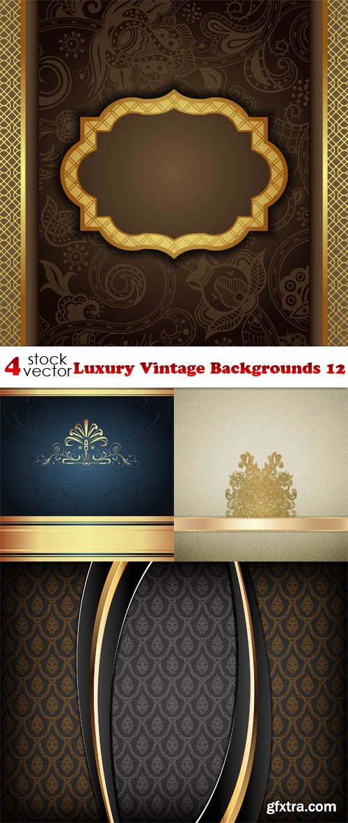 Vectors - Luxury Vintage Backgrounds 12