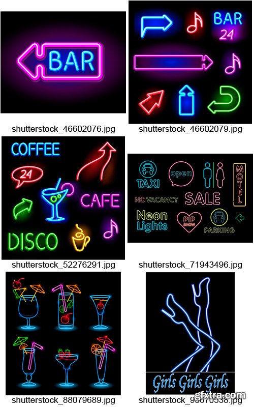 Amazing SS - Neon Signs, 25xEPS