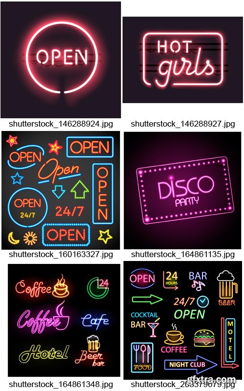 Amazing SS - Neon Signs, 25xEPS