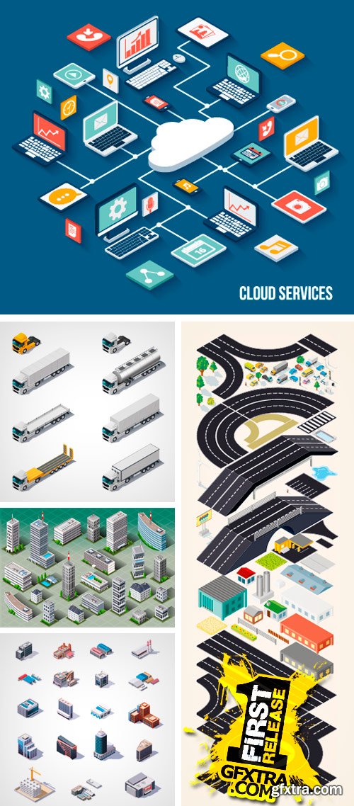 Amazing SS - Isometric Elements, 25xEPS