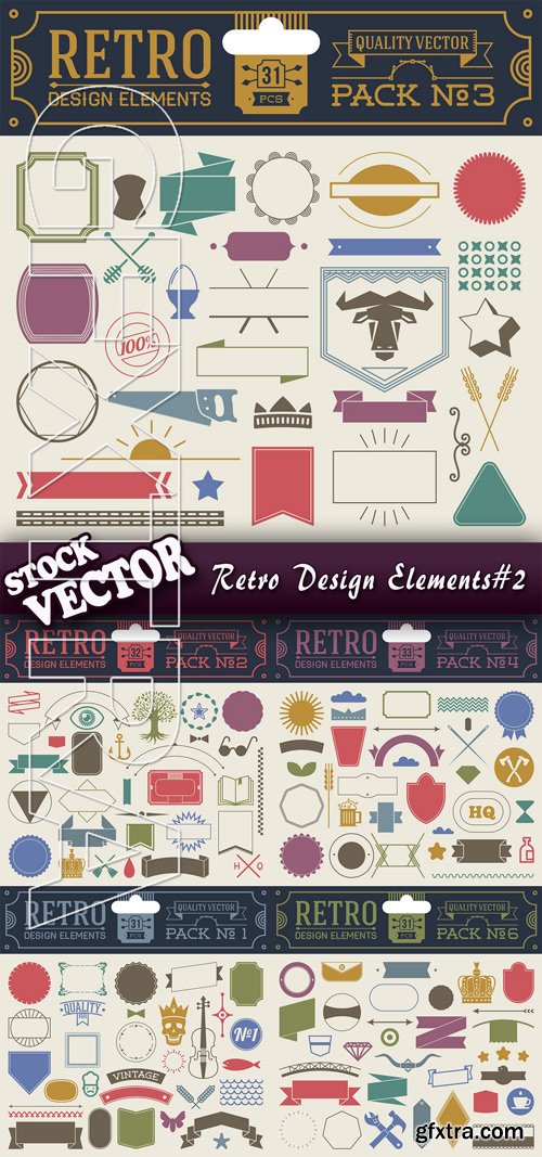 Stock Vector - Retro Design Elements#2