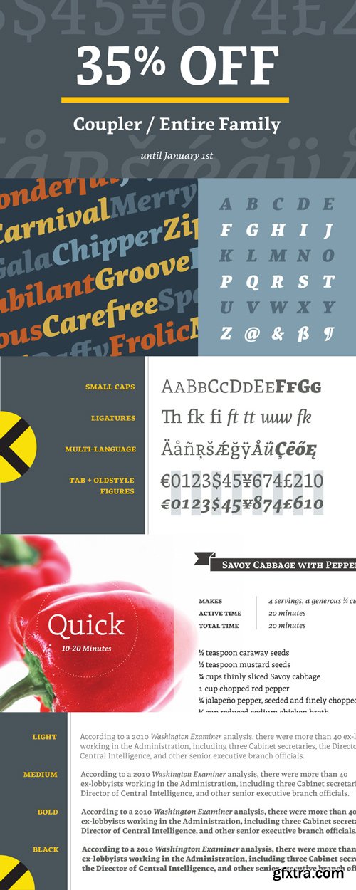 Coupler Font Family $150