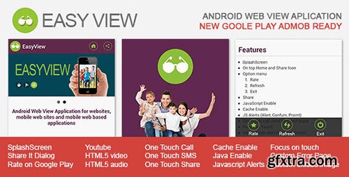 CodeCanyon - EasyView v1.3 - Android WebView App