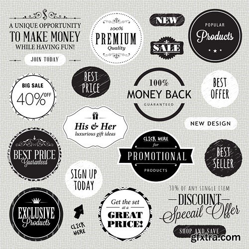 Label Vector Collection, 25xEPS