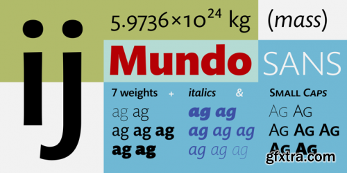 Mundo Sans Font Family $540 (incomplated series)