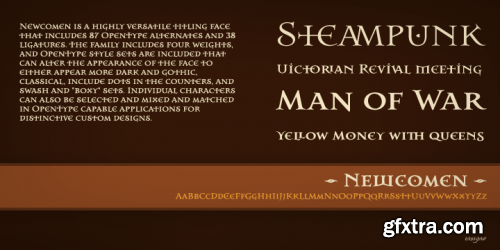 Newcomen Font Family $52