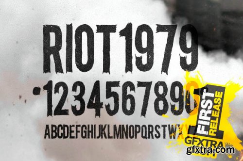 Riot Gothic Condensed Font 54125