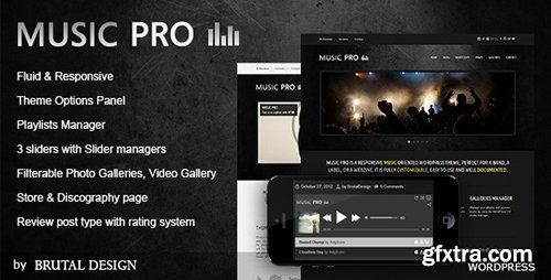 ThemeForest - Music Pro v3.2.8 - Music Oriented WordPress Theme