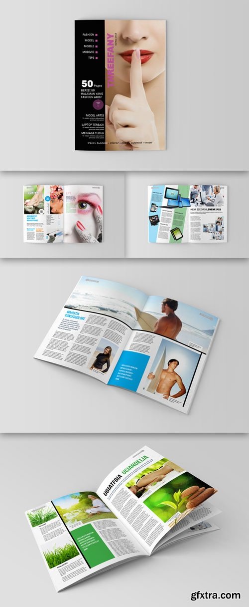 Magazine/Editorial Template 08 CM 29633