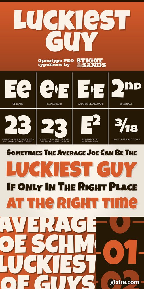 Luckiest Guy Pro Font Family $29