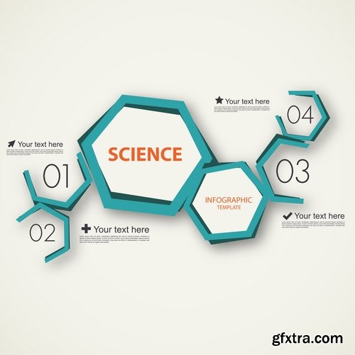 Collection elements of infographics vector image #14-25 Eps