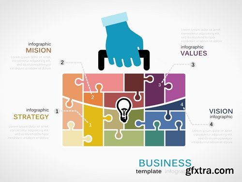 Collection elements of infographics vector image #14-25 Eps