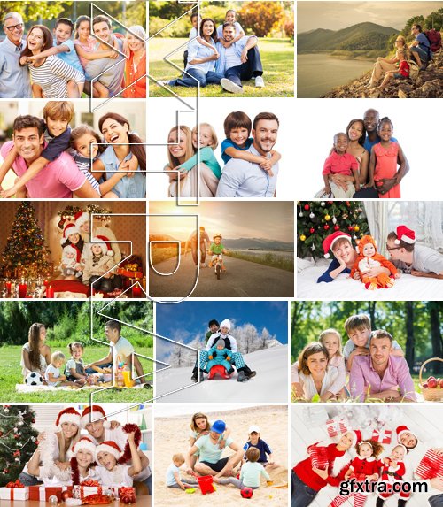 Stock Photos - Family 2, 25xJPG