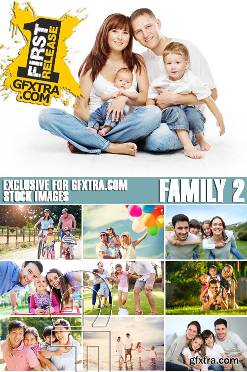 Stock Photos - Family 2, 25xJPG