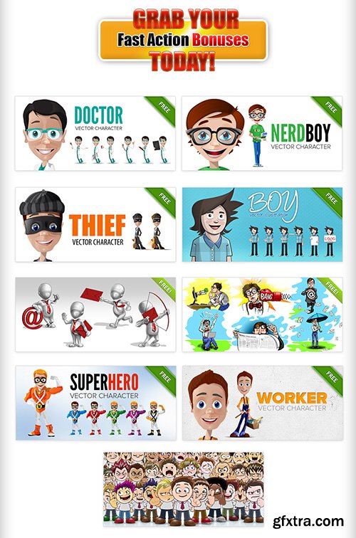 Vector Character PLATINUM Bundle