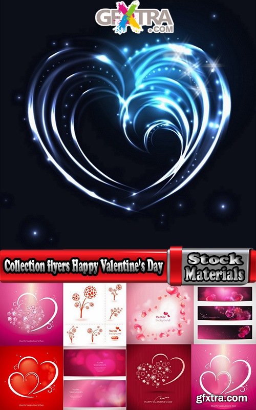 Collection flyers Happy Valentine's Day 25 Eps