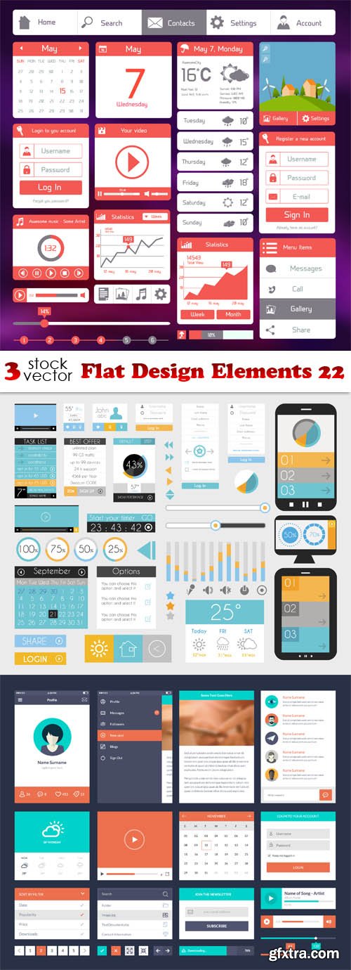 Vectors - Flat Design Elements 22