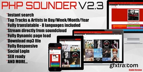 CodeCanyon - PHP SOUNDER V2.3 - Music Search Engine
