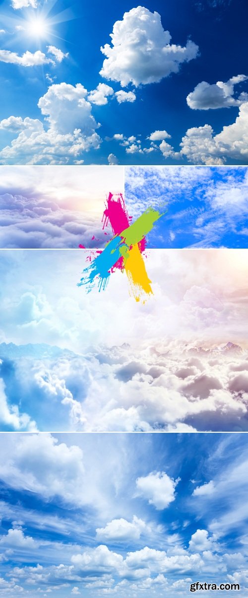Stock Photo - Sky with Clouds Backgrounds