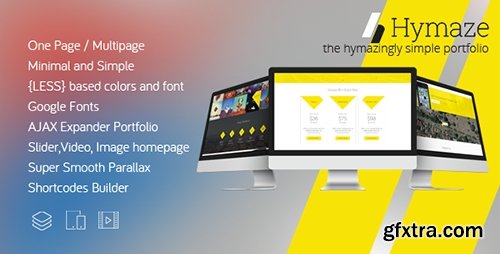 ThemeForest - HYMAZE v1.0 - Simple WordPress One Page Parallax Portfolio