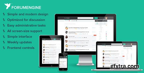 ThemeForest - ForumEngine v1.5.6 - Flat Responsive WordPress Forum Theme