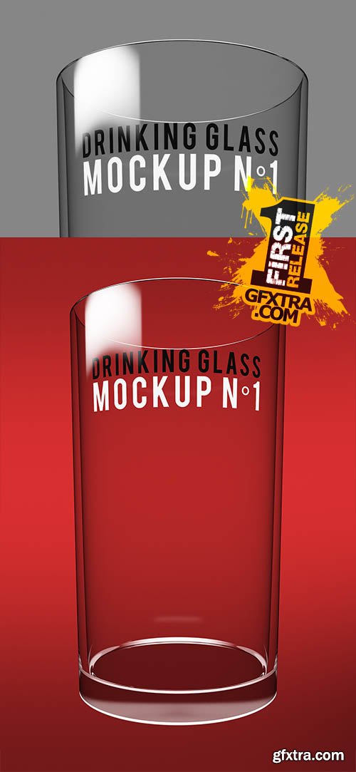 Drinking Glass Mockup N°1 - CM 142272